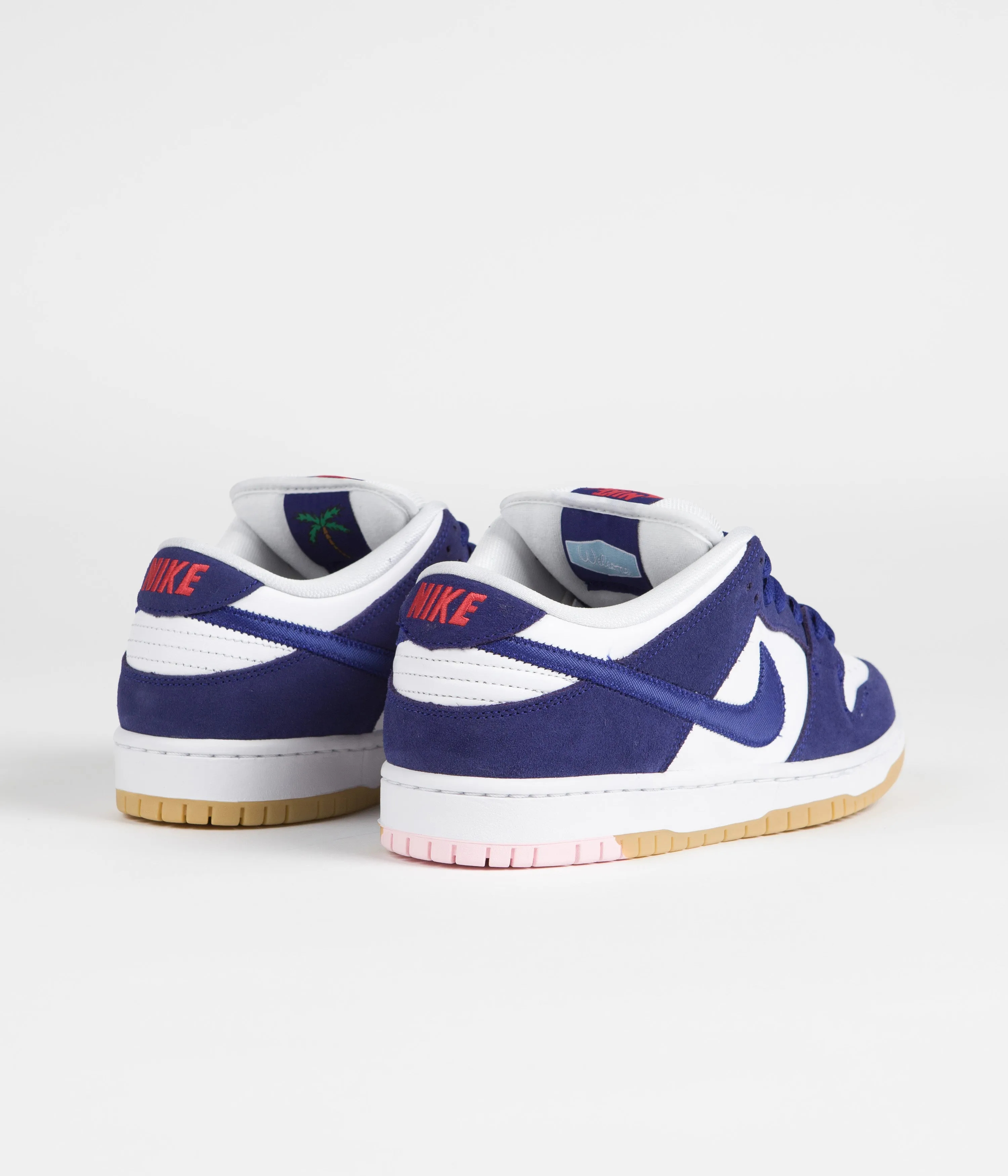 Nike SB Dunk Low Pro Premium 'Los Angeles Dodgers' Shoes - Deep Royal Blue / Deep Royal Blue - White