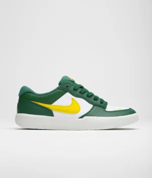 Nike SB Force 58 Premium Shoes - Gorge Green / Tour Yellow - White