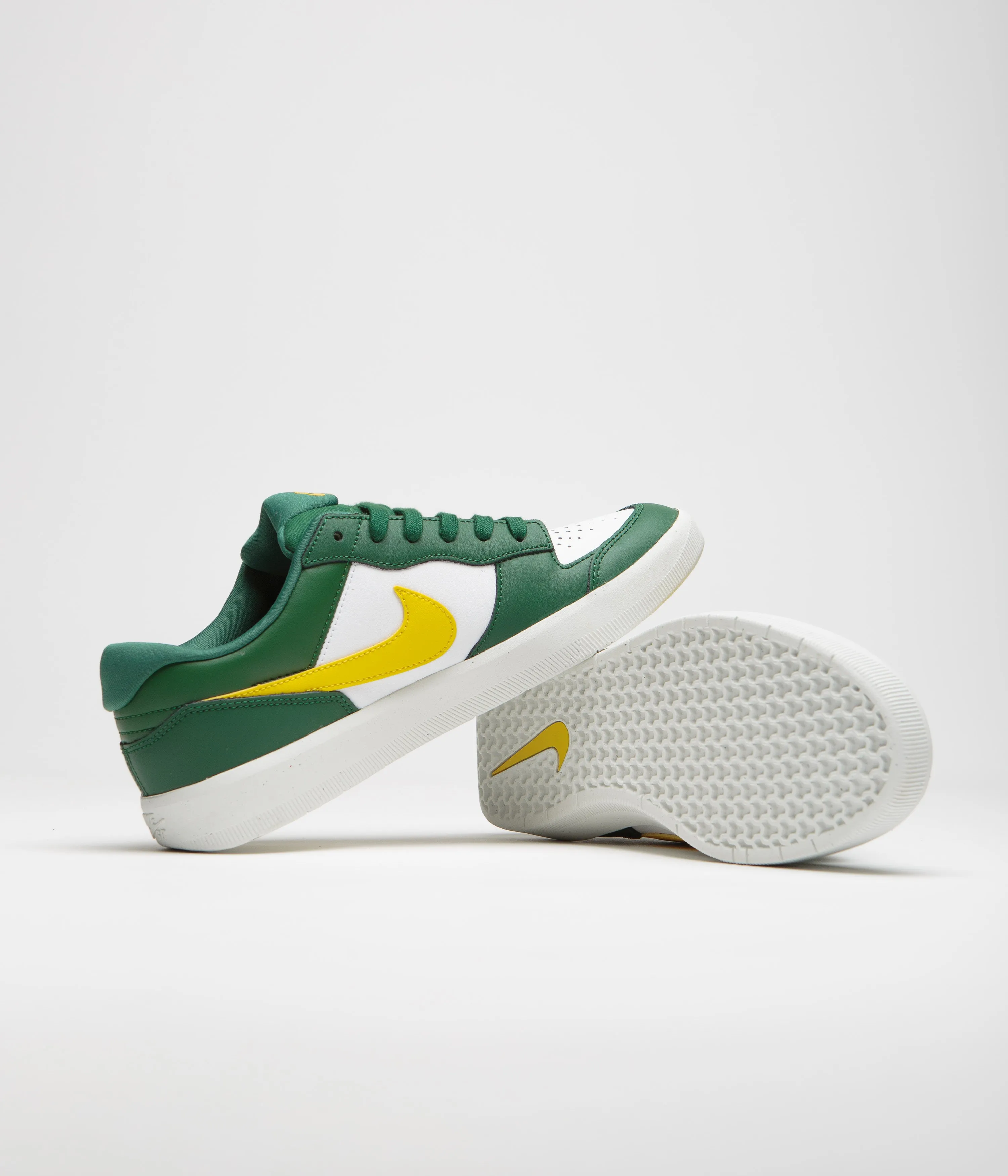 Nike SB Force 58 Premium Shoes - Gorge Green / Tour Yellow - White