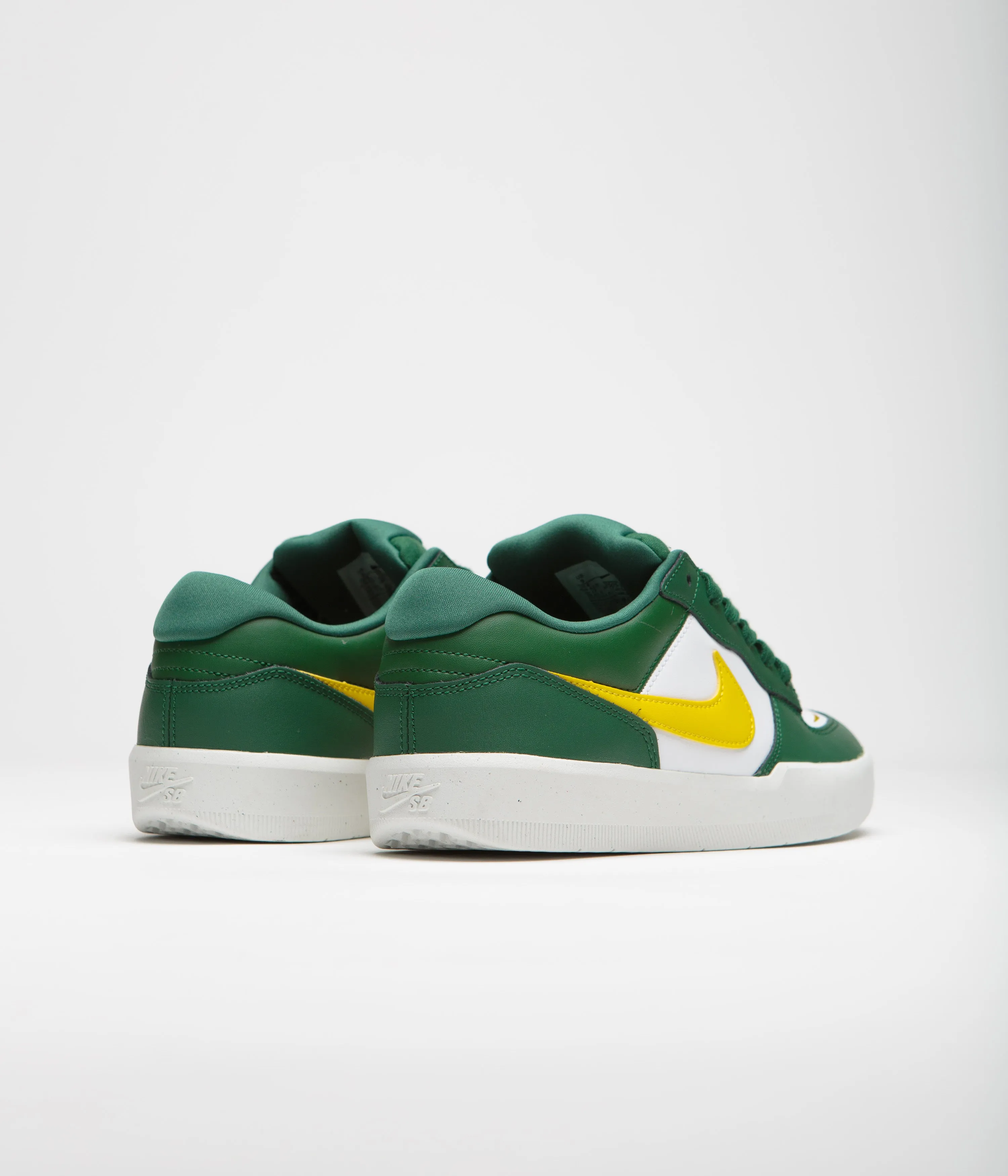 Nike SB Force 58 Premium Shoes - Gorge Green / Tour Yellow - White