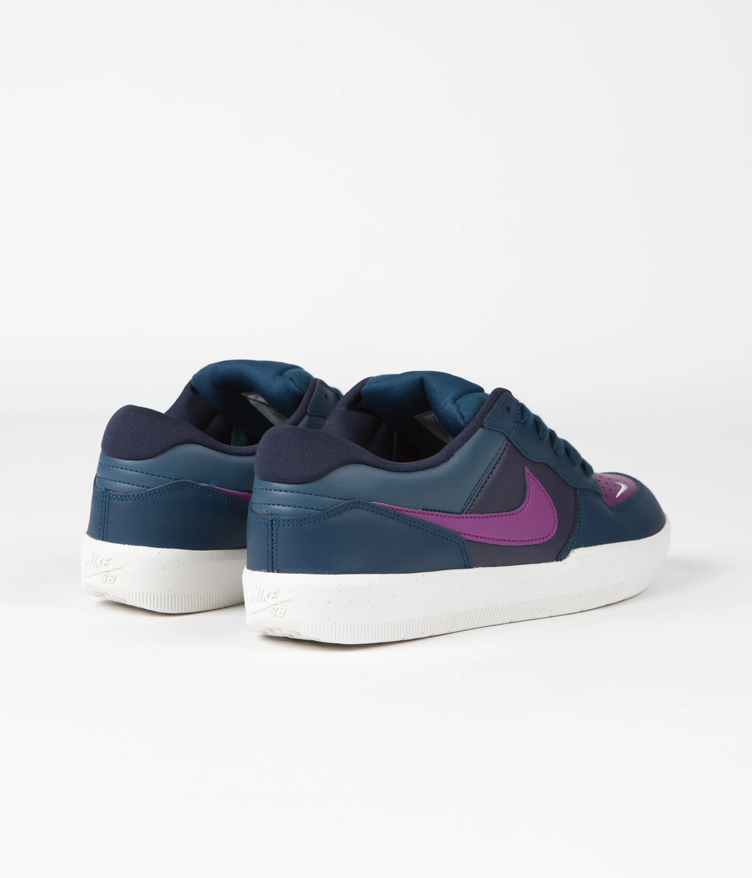 Nike SB Force 58 Premium Shoes - Obsidian / Viotech - Midnight Turquoise - Phantom