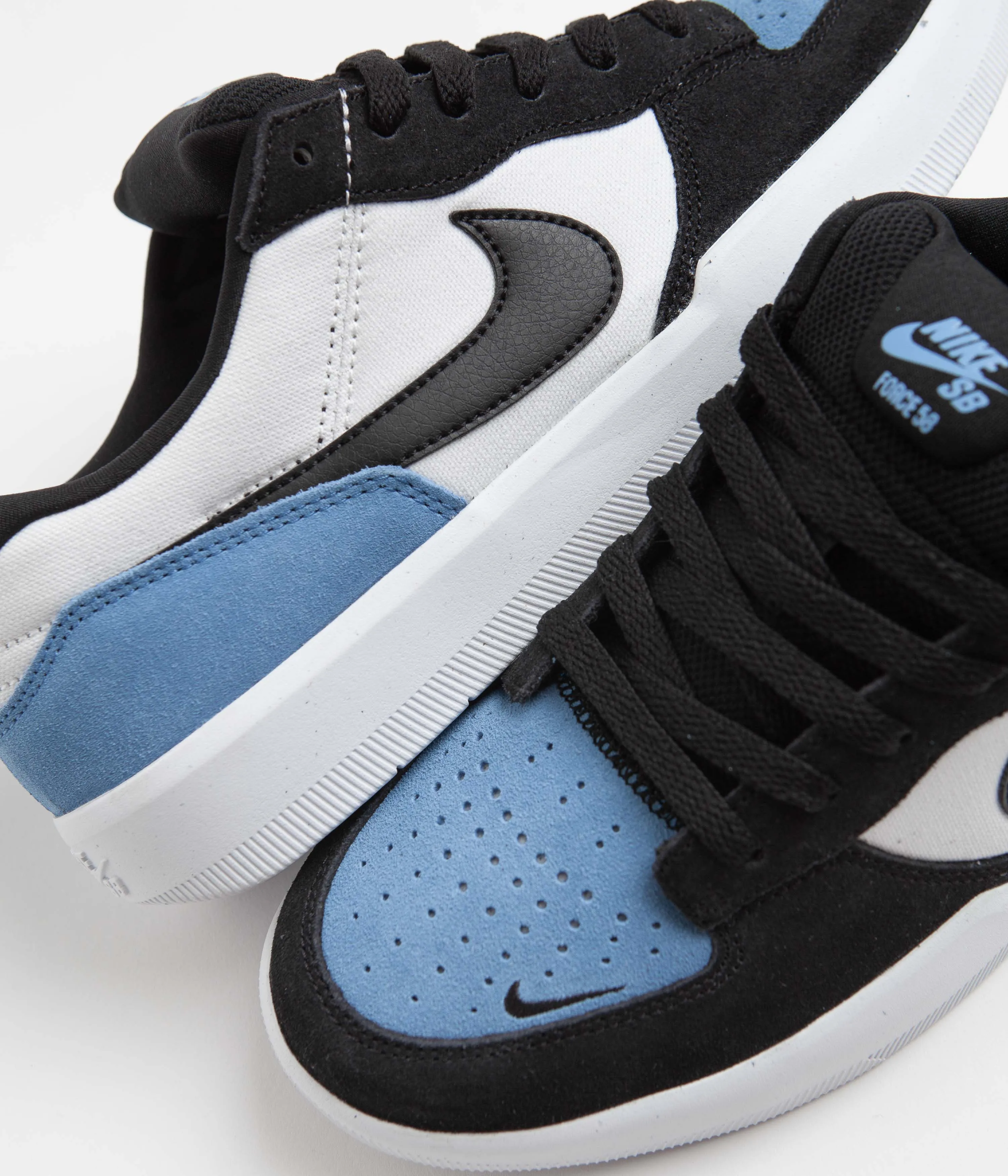 Nike SB Force 58 Shoes - Dutch Blue / Black - White