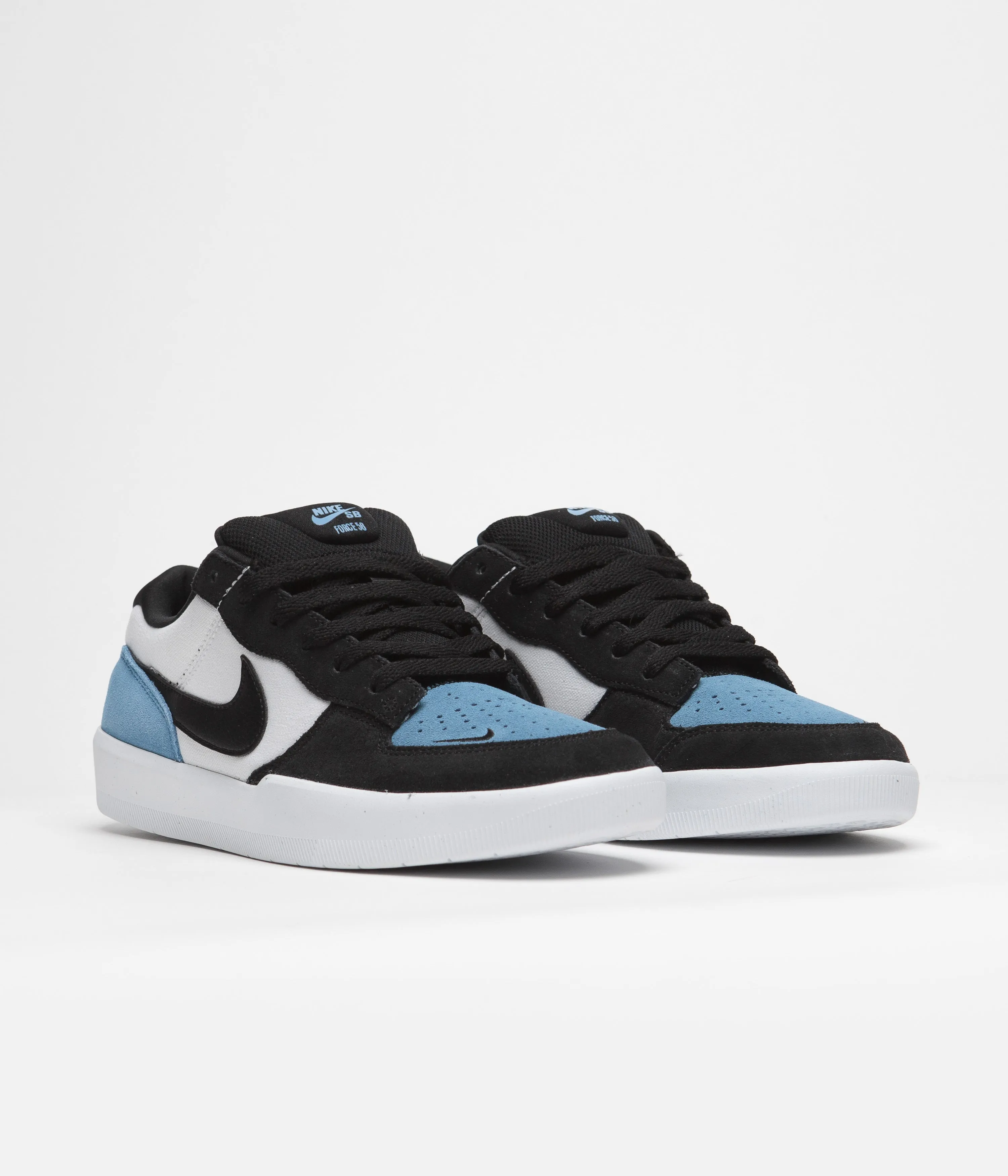 Nike SB Force 58 Shoes - Dutch Blue / Black - White