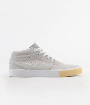 Nike SB Janoski Mid Remastered Shoes - White / White - Vast Grey - Gum Yellow