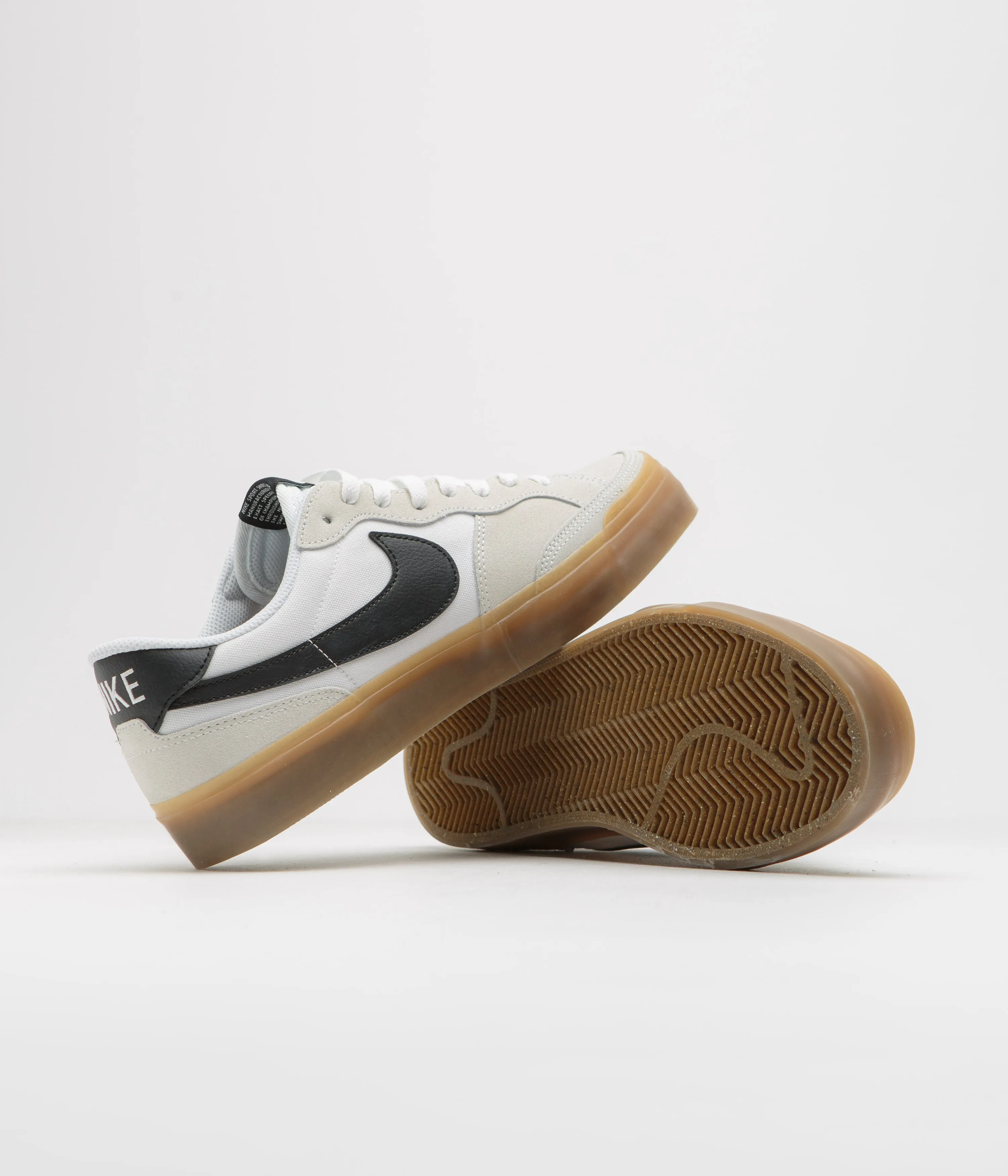 Nike SB Pogo Shoes - White / Black - White - Gum Light Brown