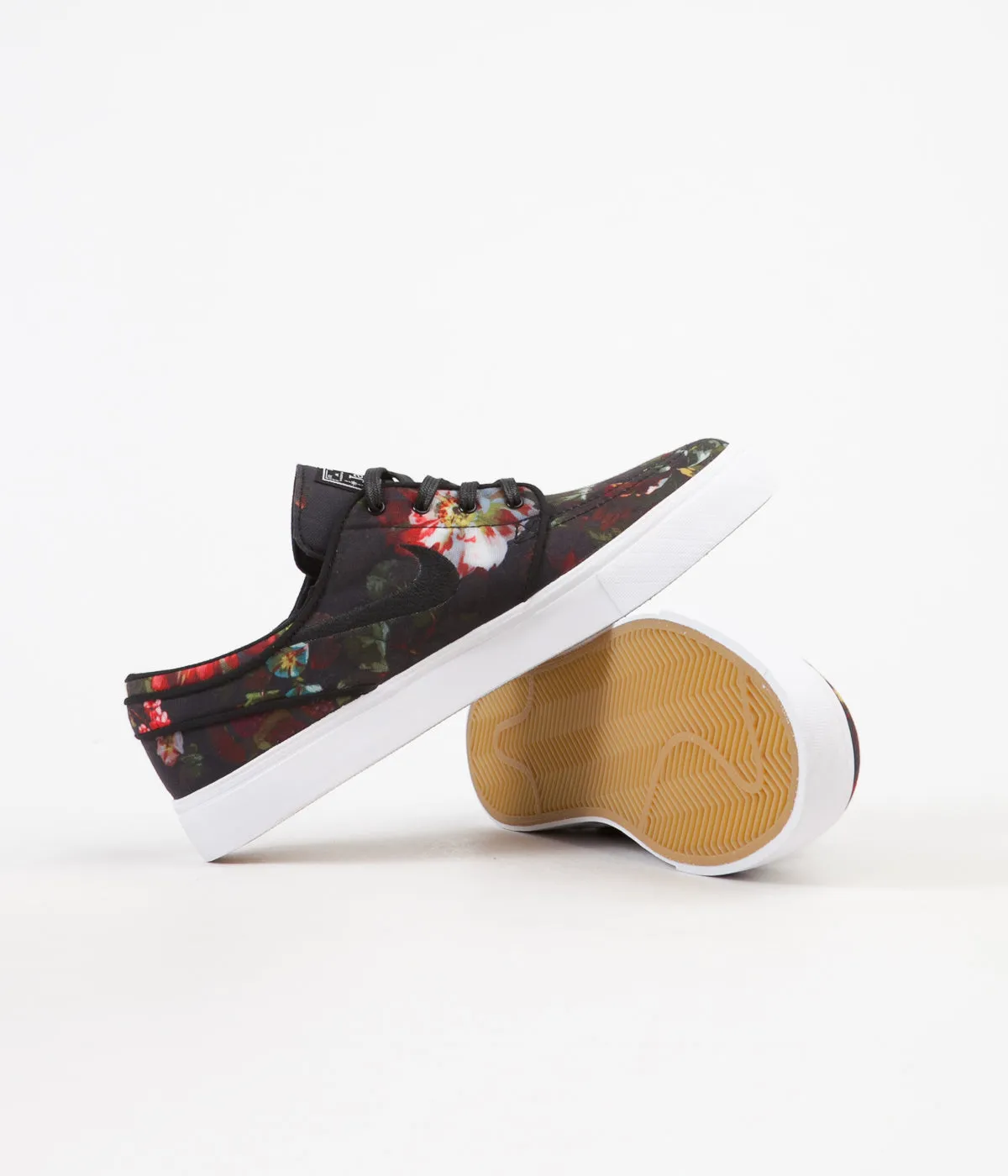 Nike SB Stefan Janoski Shoes - Multicolour / Black - White - Gum Light Brown