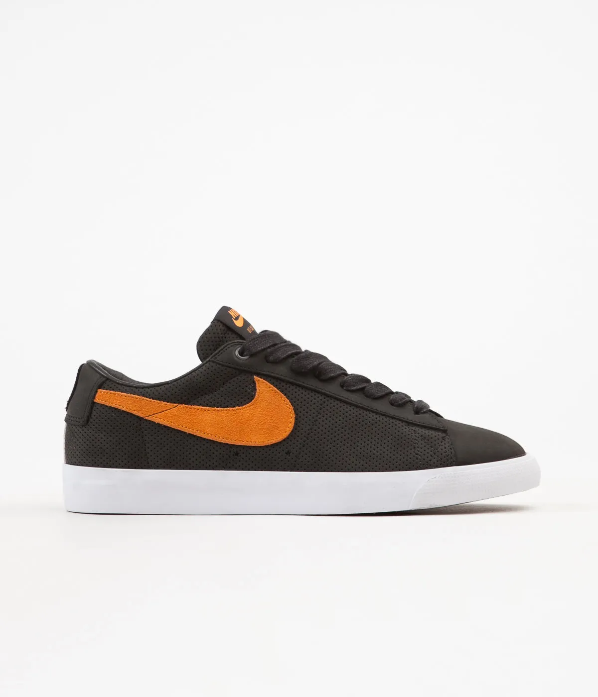 Nike SB x Cat's Paw Blazer Low GT Shoes  - Black / Vivid Orange - White