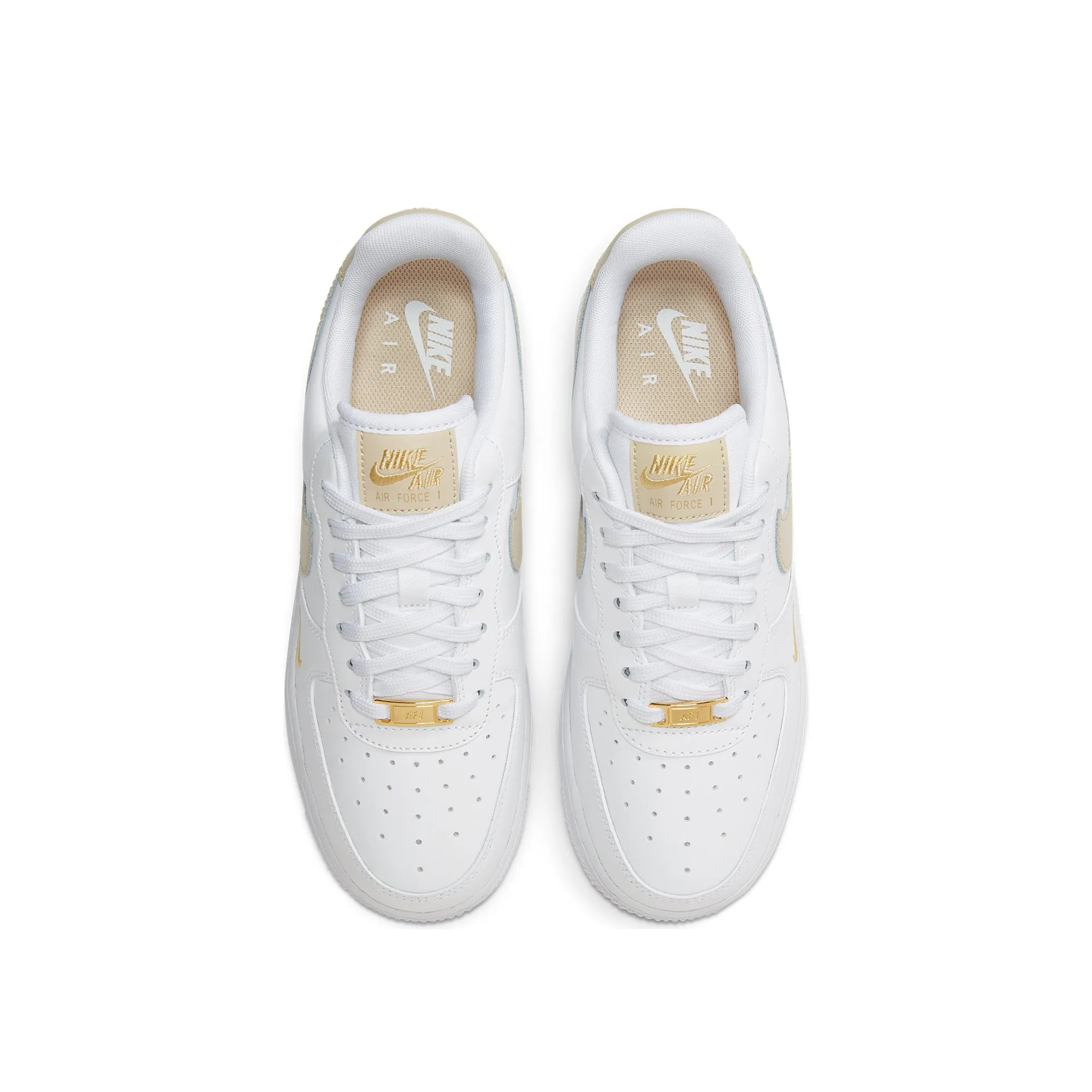 Nike Womens Air Force 1 '07 Essential Shoes 'White/Rattan'