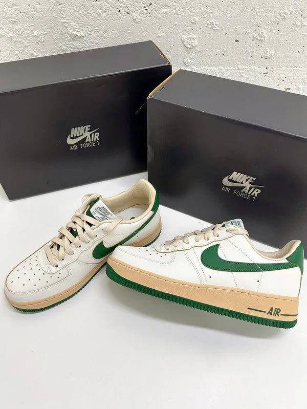 Nike Women's Air Force 1 '07 LV8 Shoes Sail/Sesame/Pearl White/Gorge Green DZ4764 133