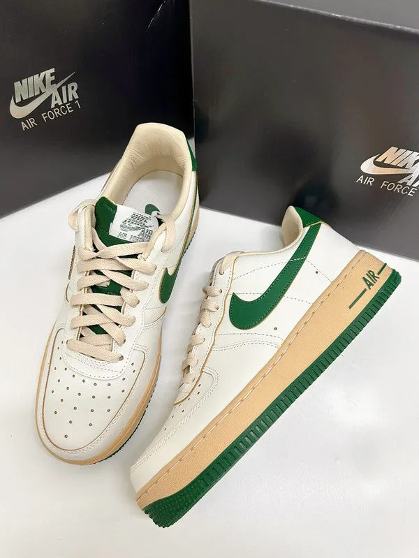 Nike Women's Air Force 1 '07 LV8 Shoes Sail/Sesame/Pearl White/Gorge Green DZ4764 133