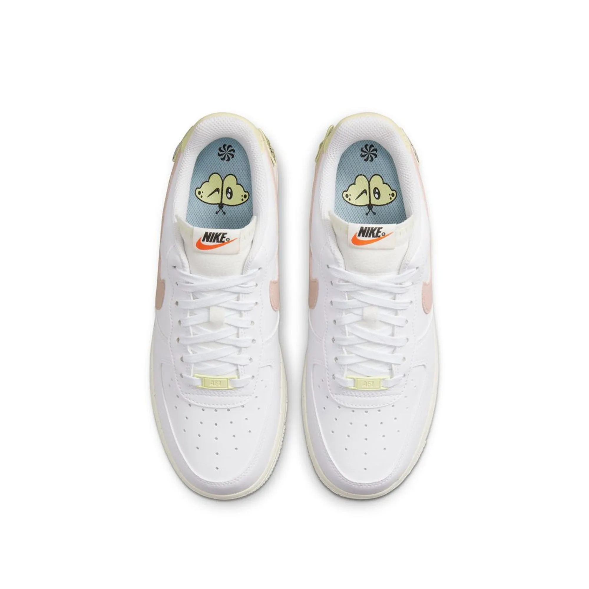 Nike Womens Air Force 1 '07 SE Shoes 'White/Pink Oxford'