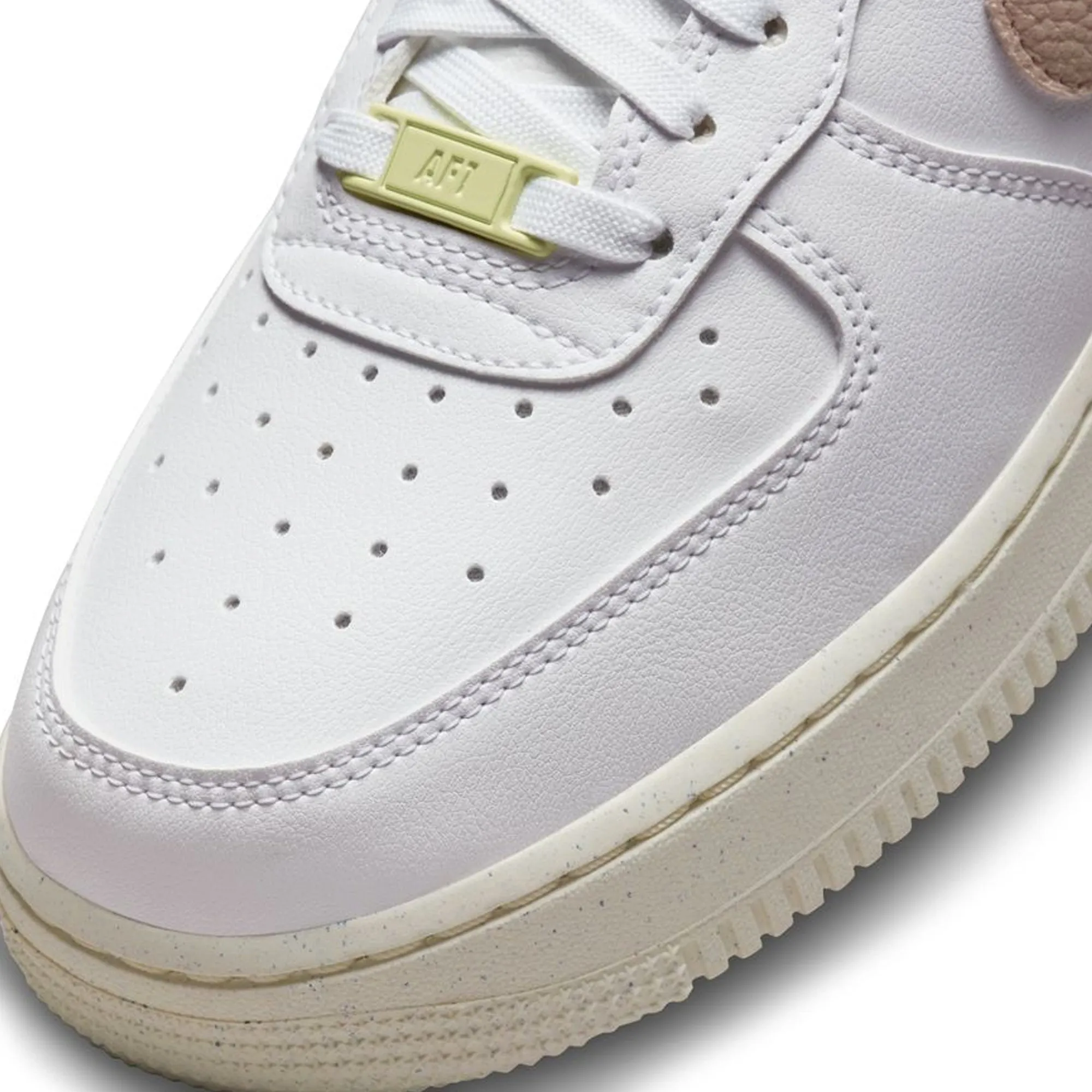 Nike Womens Air Force 1 '07 SE Shoes 'White/Pink Oxford'