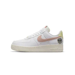 Nike Womens Air Force 1 '07 SE Shoes 'White/Pink Oxford'