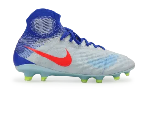 Nike Women's Magista Obra II FG White/Bright Crimson/Racer Blue