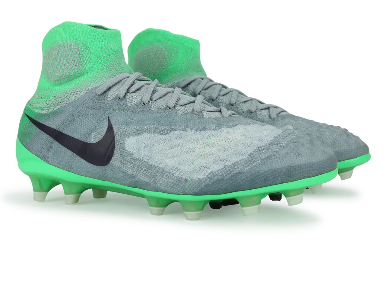 Nike Women's Magista Obra II FG Wolf Grey/Purple Dynasty/Electric Green