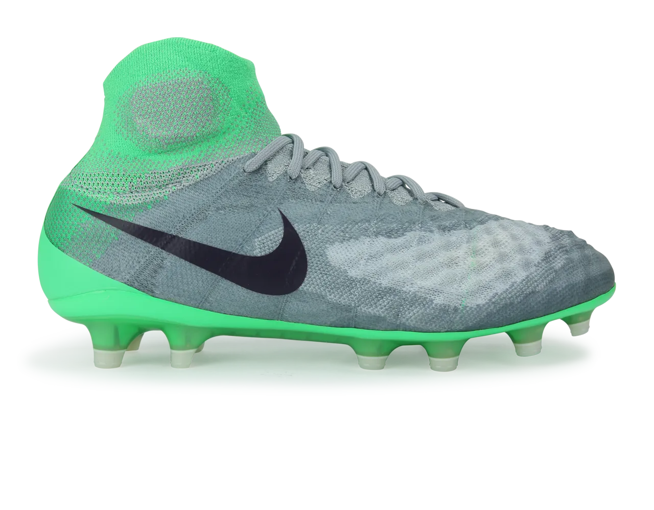 Nike Women's Magista Obra II FG Wolf Grey/Purple Dynasty/Electric Green