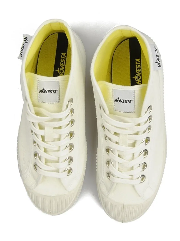 Novesta Star Dribble High Top in White