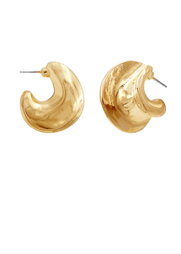 Paloma Organic Shape Hoops