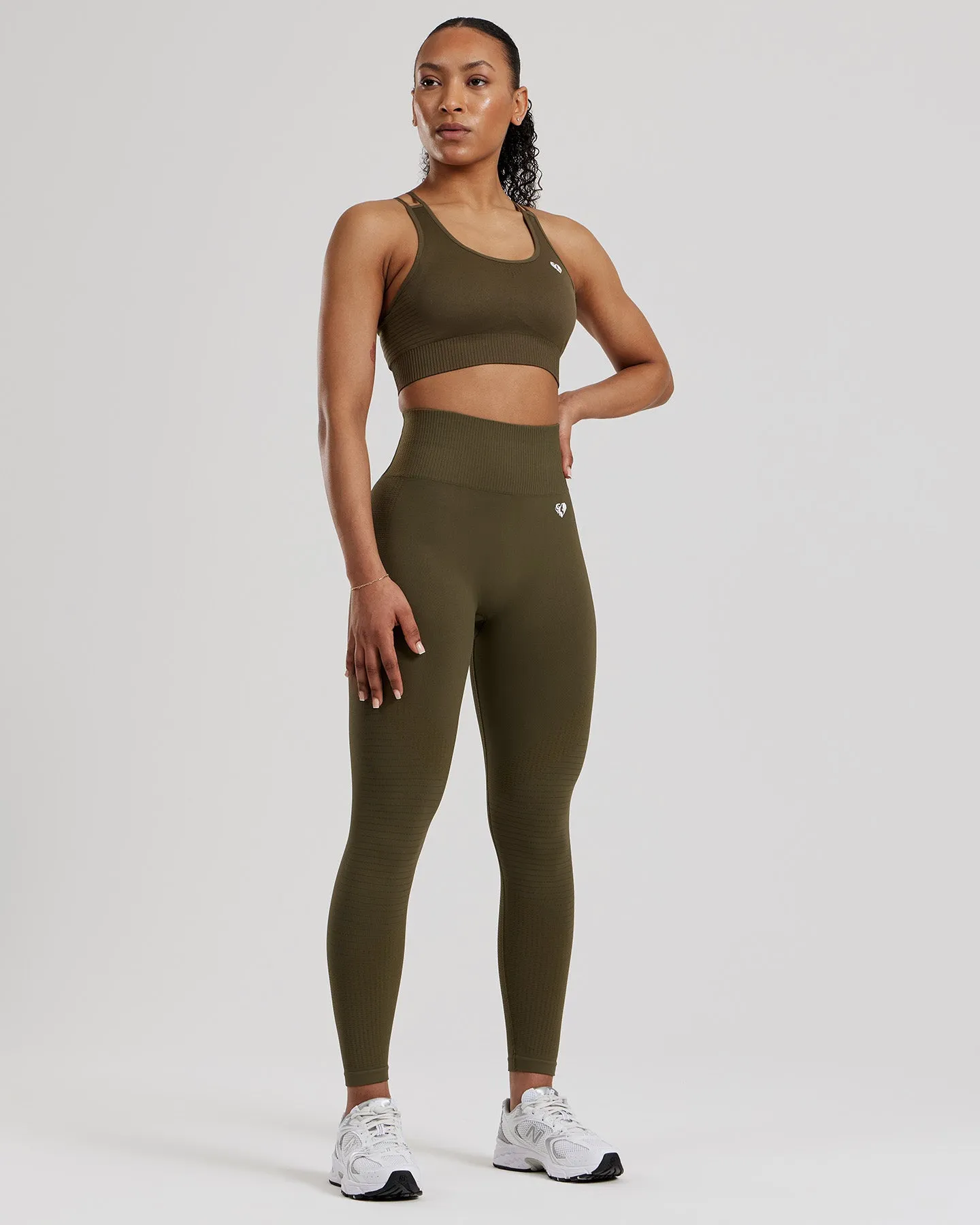 Power Seamless Leggings | Khaki