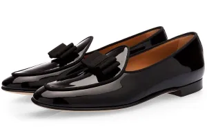 Scarpe - TANGERINE 3 PATENT BLACK BELGIAN LOAFERS