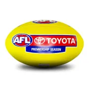 Sherrin Leather AFL Training Replica Size 5 AFL Ball -Yellow