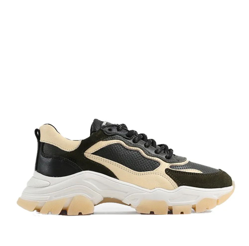 Tayke Over Khaki Black Chunky Sneakers