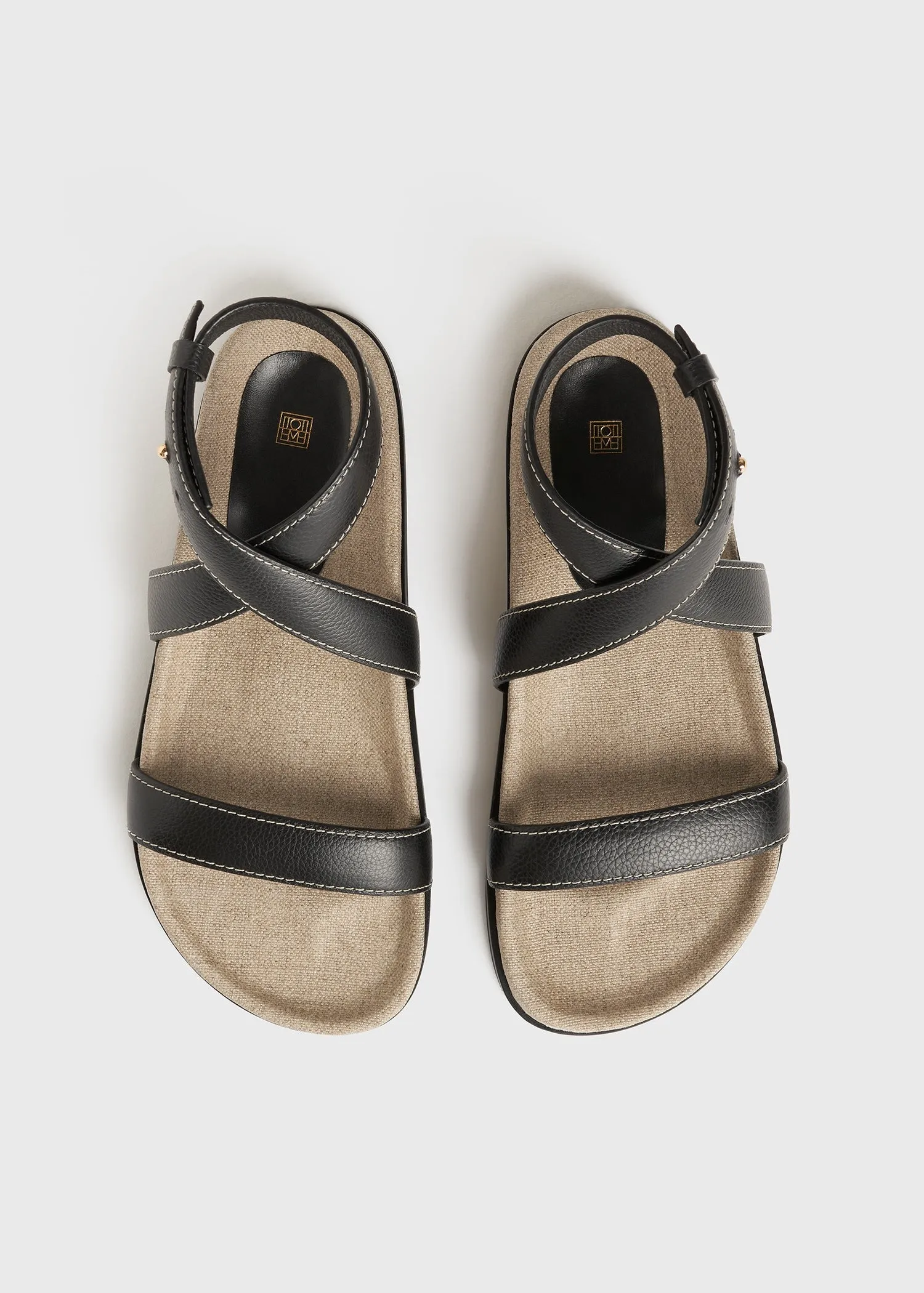 The Leather Chunky Sandal black/ecru