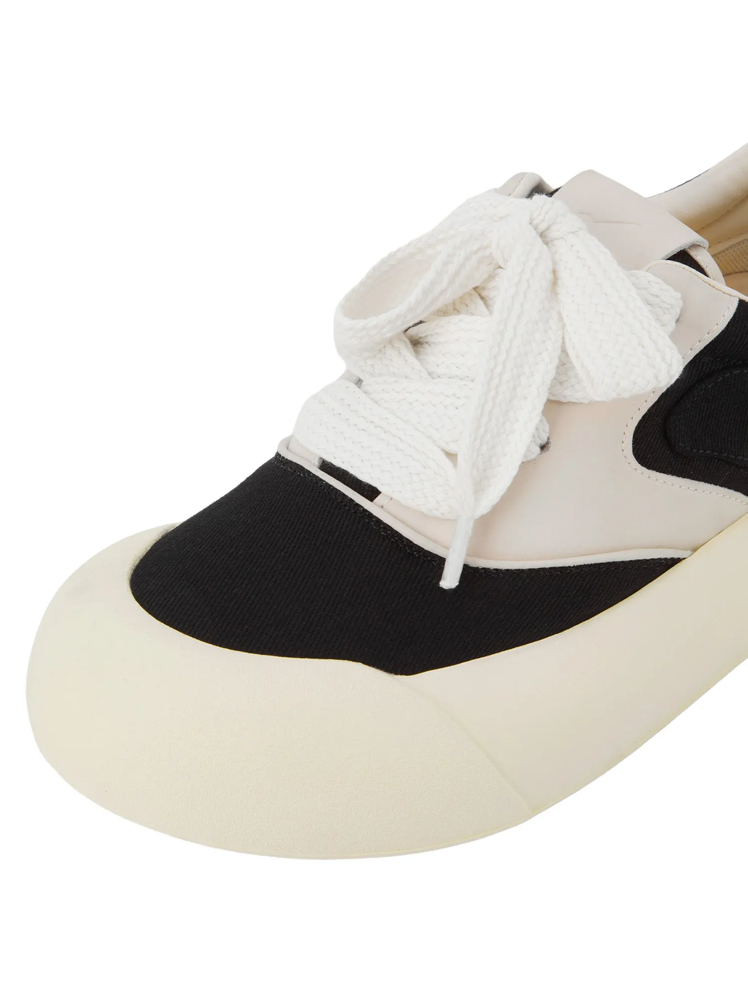 Thesupermade Chunky Round-Toe Color-Block Rap Sneakers