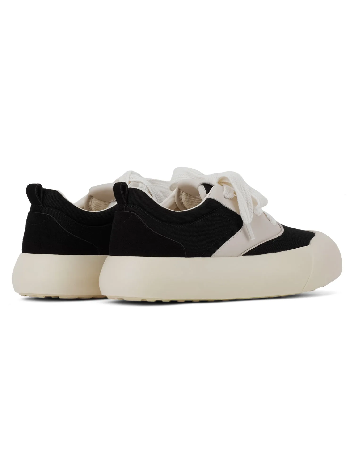 Thesupermade Chunky Round-Toe Color-Block Rap Sneakers