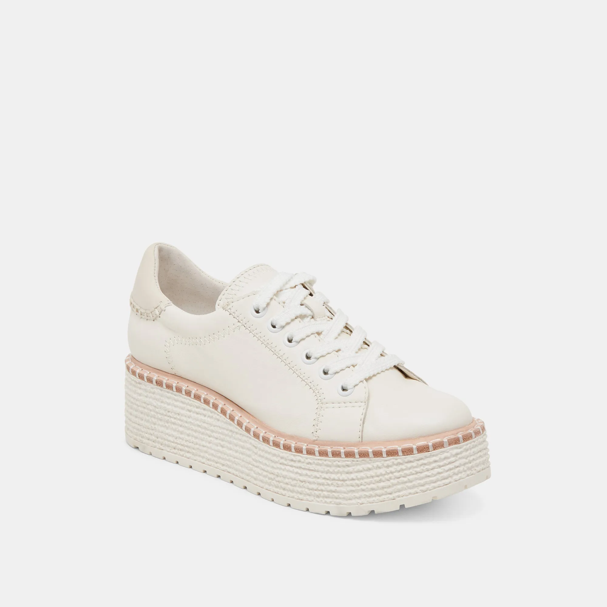 TWAIN SNEAKERS WHITE LEATHER