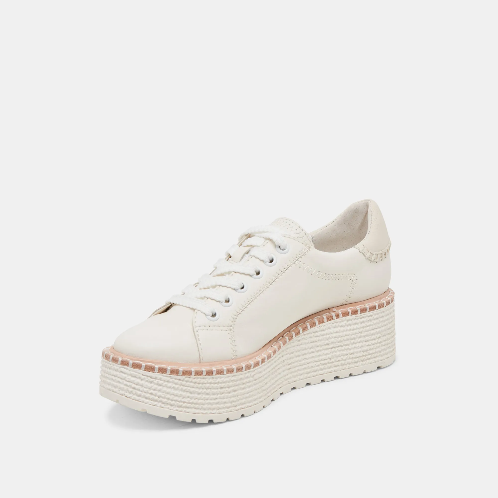 TWAIN SNEAKERS WHITE LEATHER