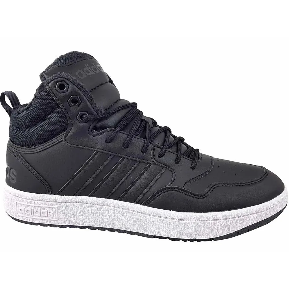 Unisex Universal Adidas Hoops 30 Mid Wtr GZ6679 Black