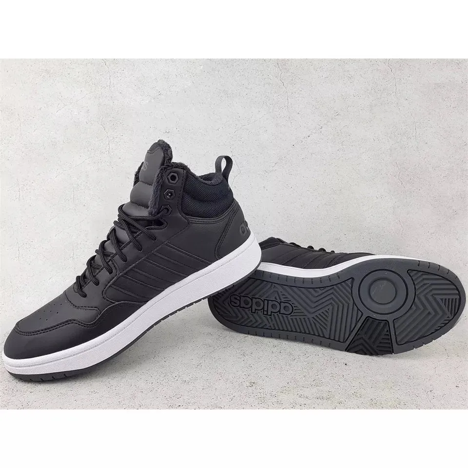 Unisex Universal Adidas Hoops 30 Mid Wtr GZ6679 Black