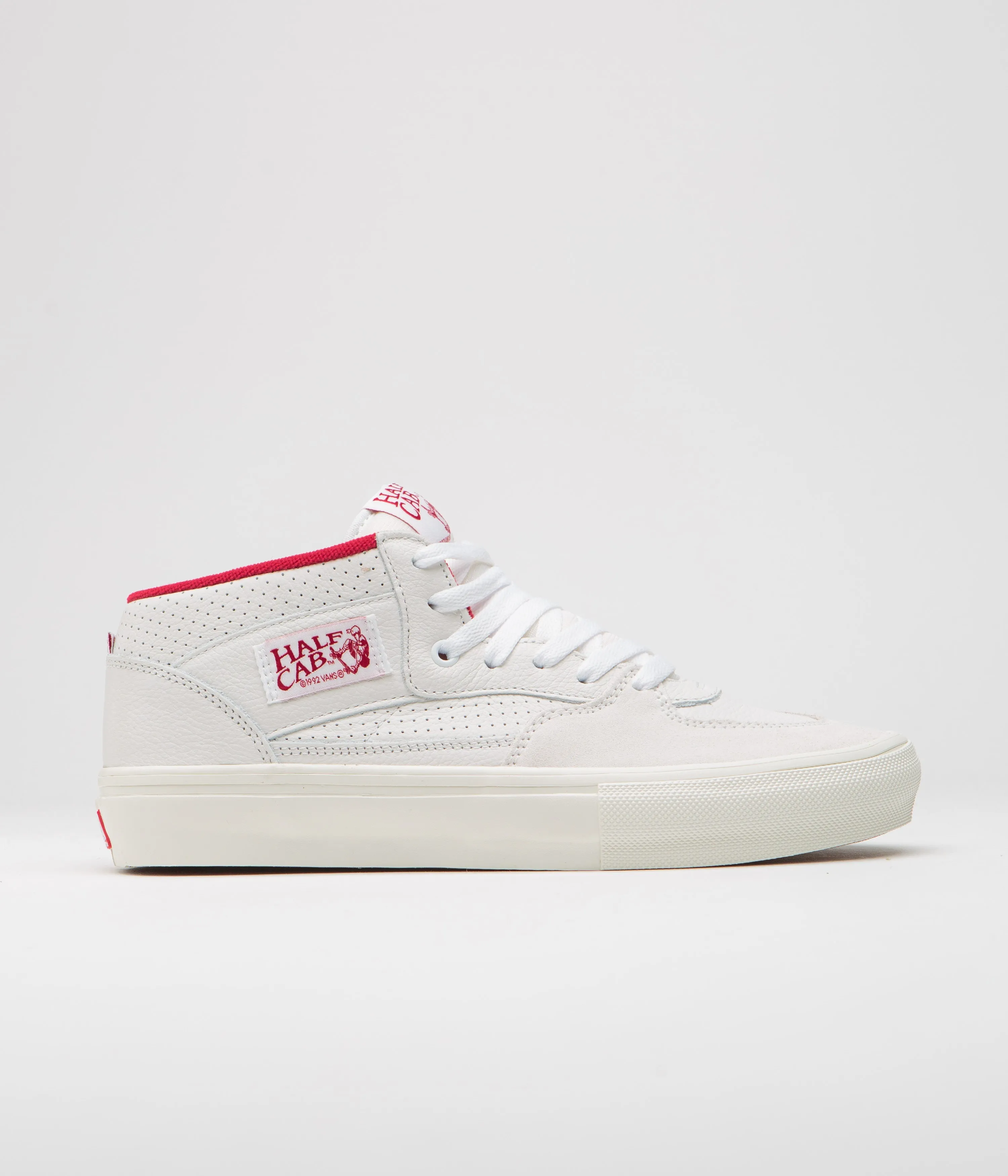 Vans Half Cab Shoes - Vintage Sport White / Red