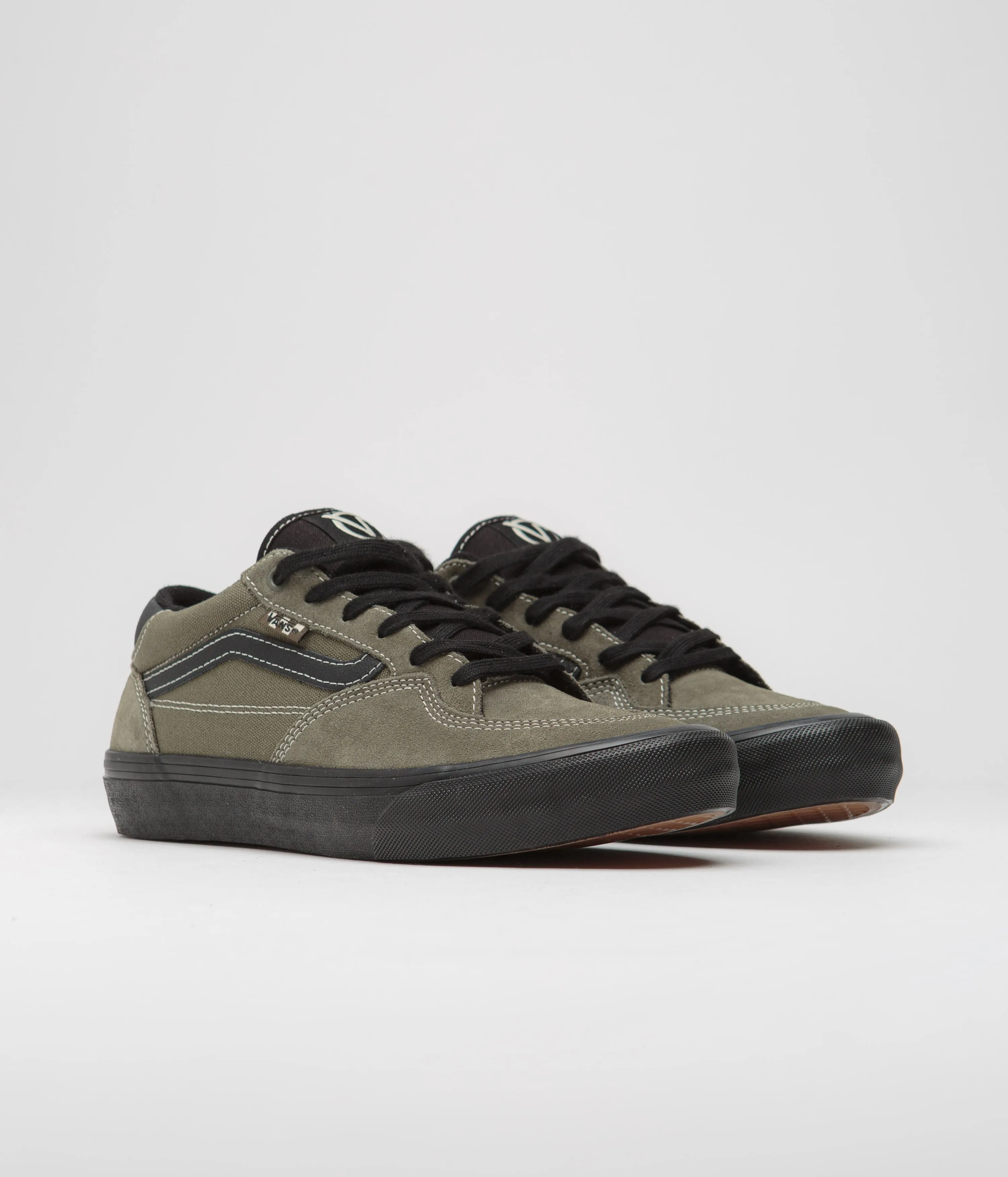 Vans Rowan Shoes - Olive / Black