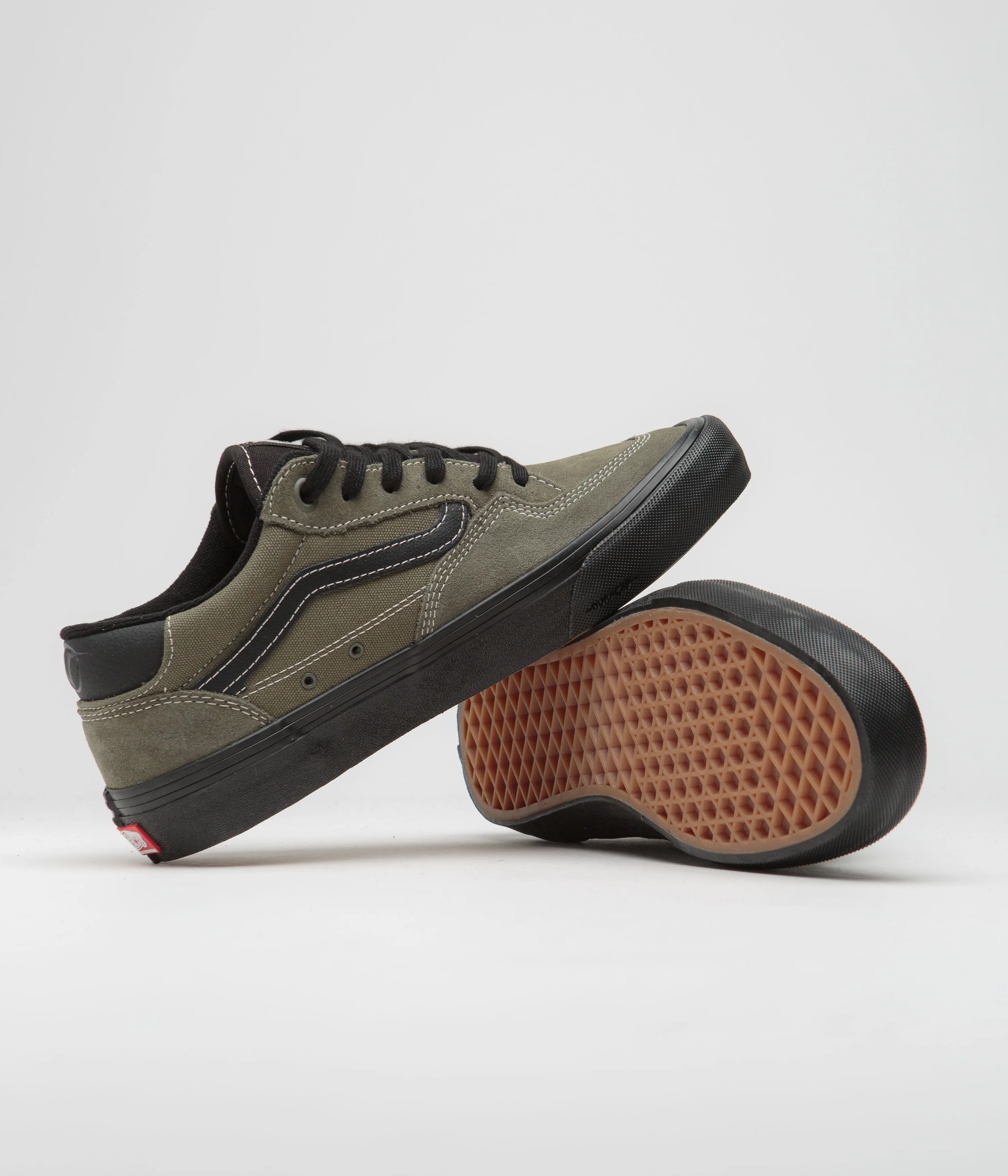 Vans Rowan Shoes - Olive / Black