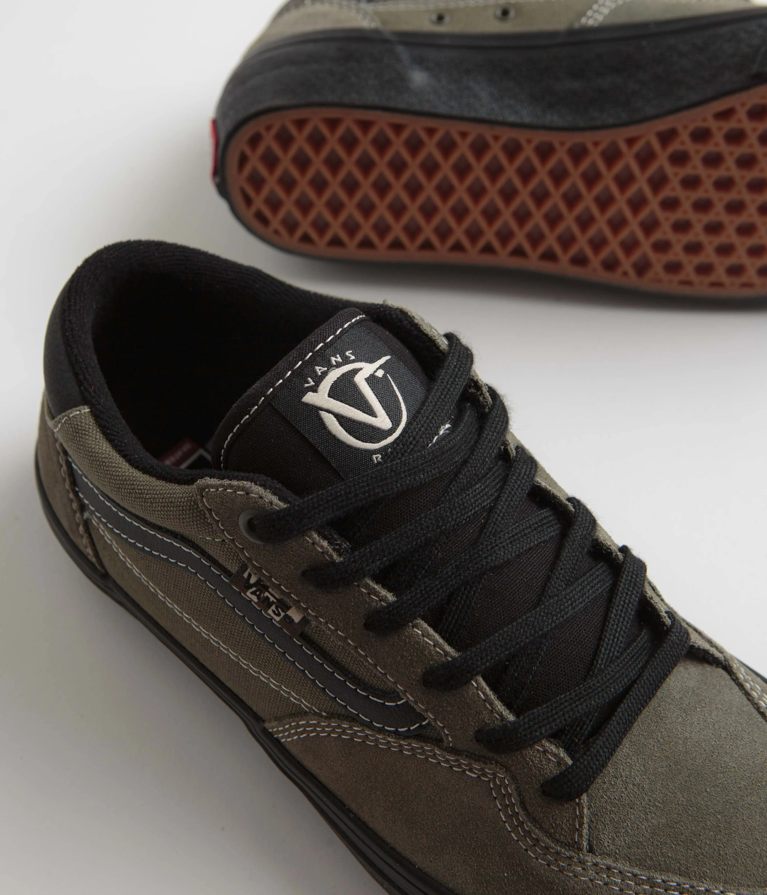 Vans Rowan Shoes - Olive / Black