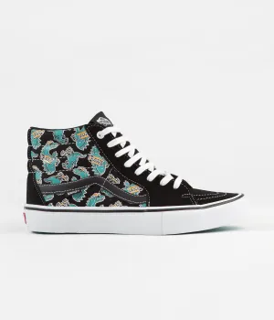 Vans Sk8-Hi Pro Shoes - (Vanosaur) Black