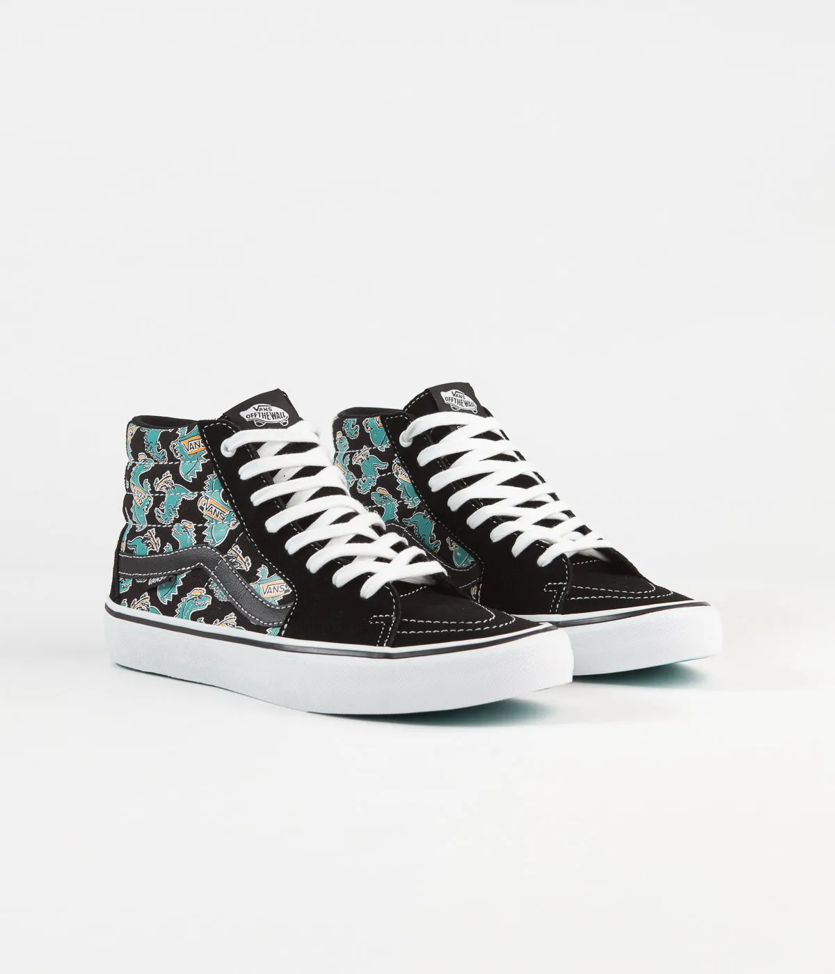 Vans Sk8-Hi Pro Shoes - (Vanosaur) Black