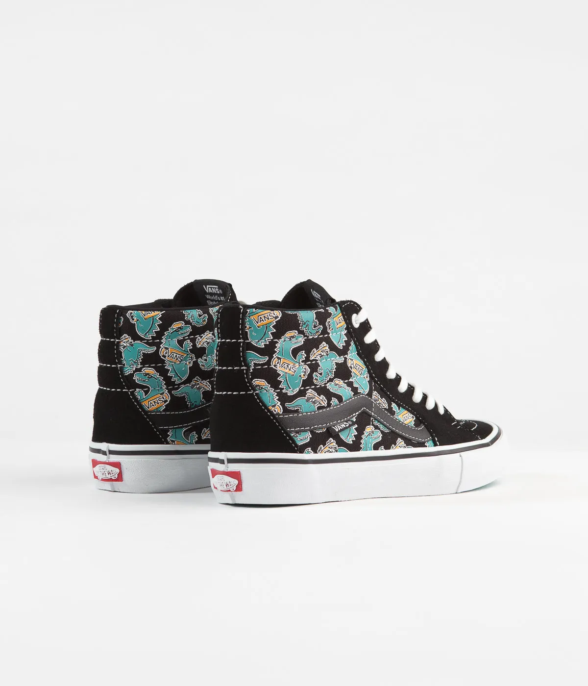 Vans Sk8-Hi Pro Shoes - (Vanosaur) Black