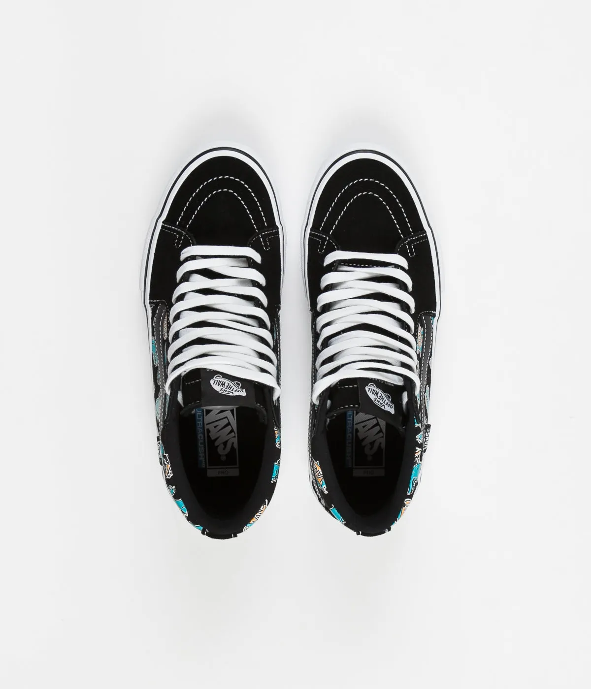 Vans Sk8-Hi Pro Shoes - (Vanosaur) Black