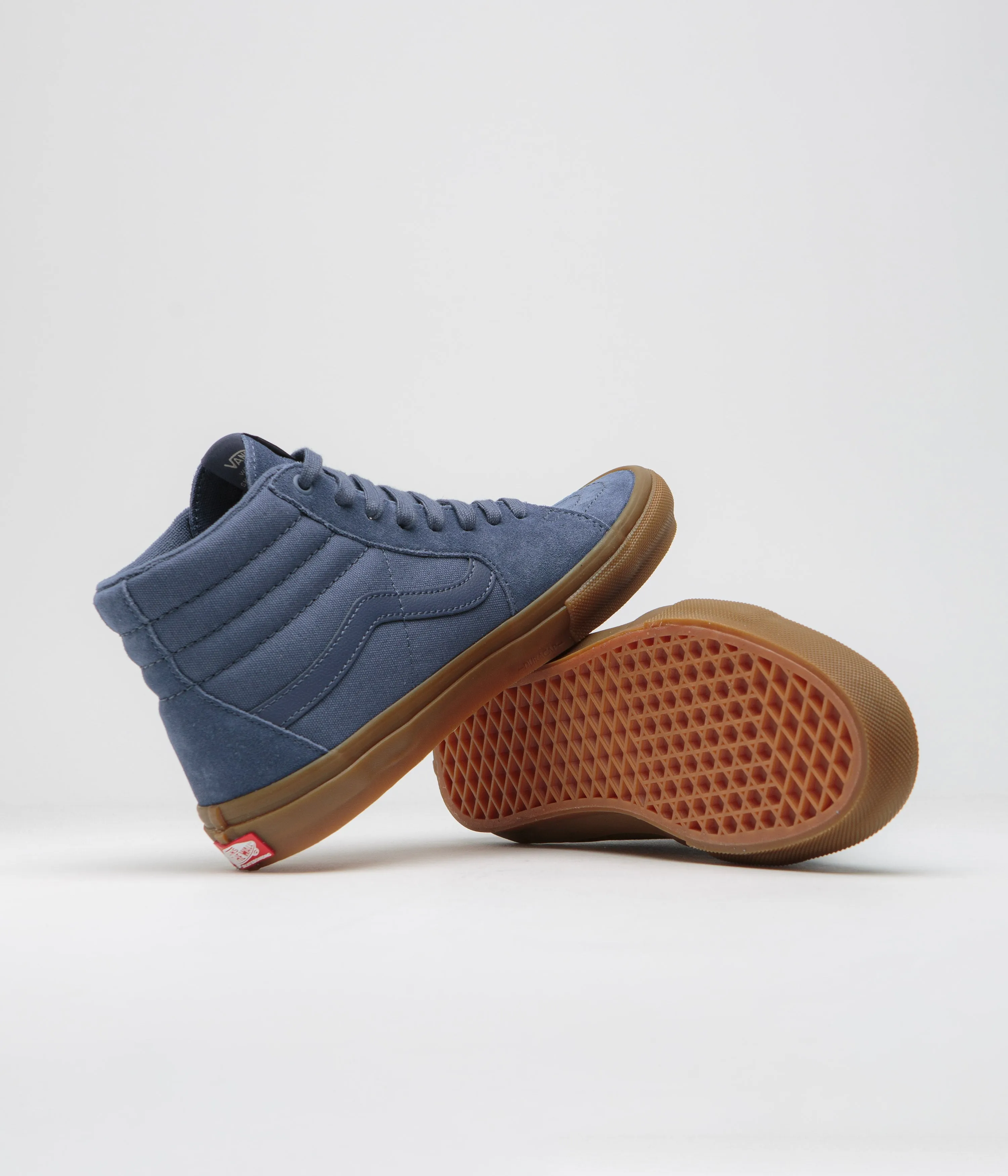 Vans Sk8-Hi Shoes - Vintage Blue / Gum