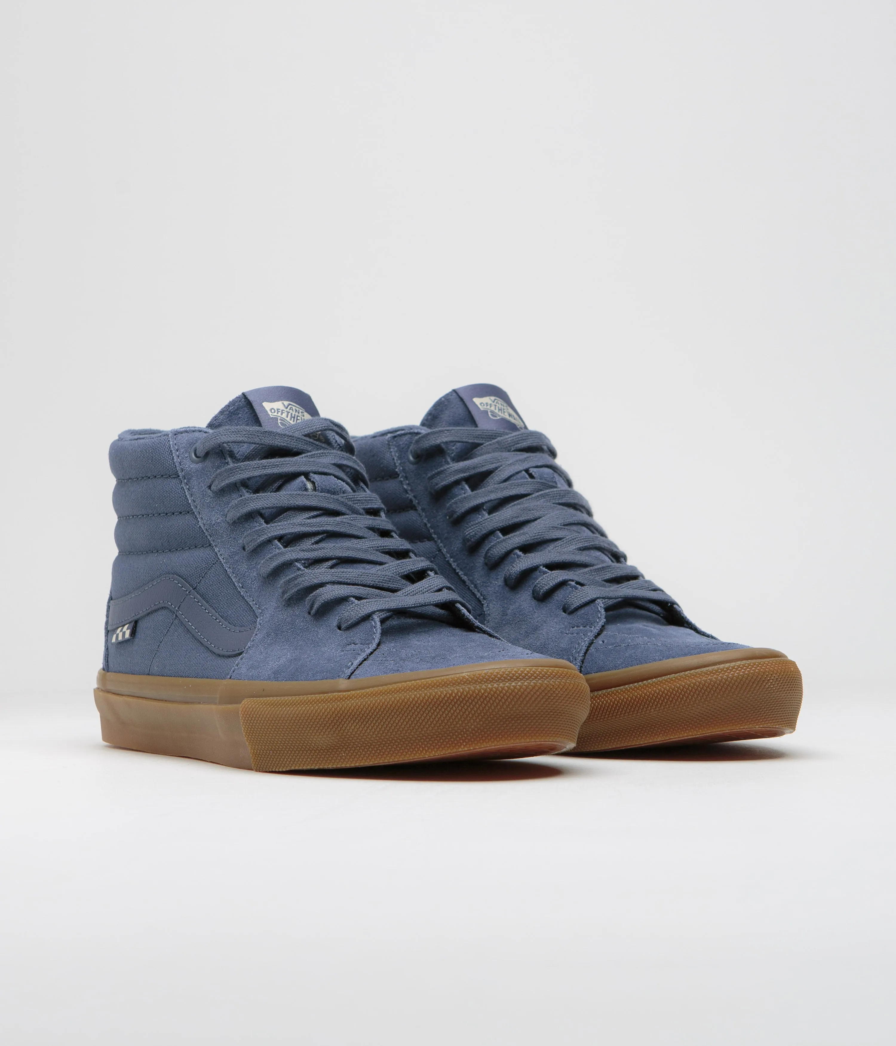 Vans Sk8-Hi Shoes - Vintage Blue / Gum