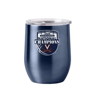 Virginia Cavaliers 2019 Basketball National Champions Wine Glass Ultra Tumbler