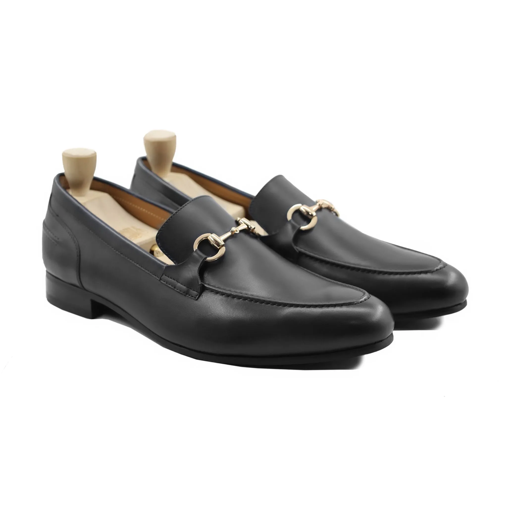 Votkinsk - Men's Black Calf Leather Loafer