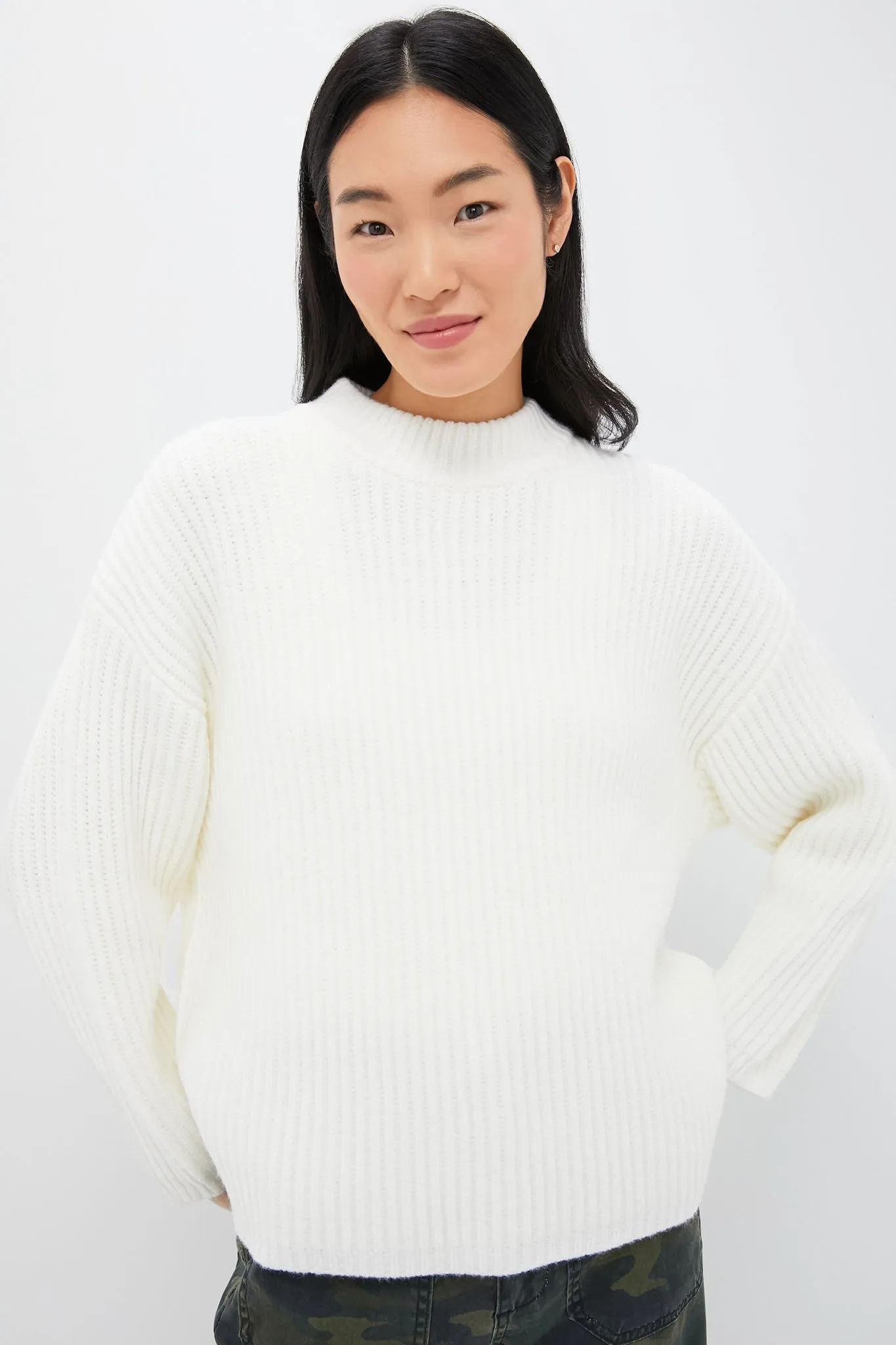 Winter White Crewneck Jack Sweater