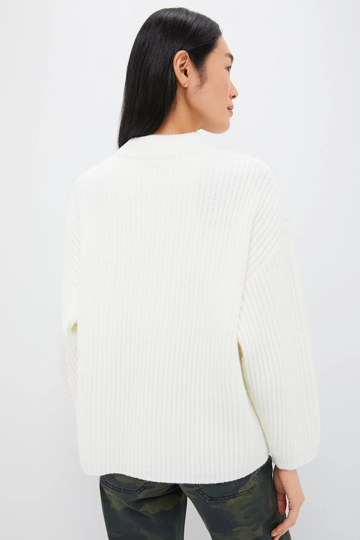 Winter White Crewneck Jack Sweater