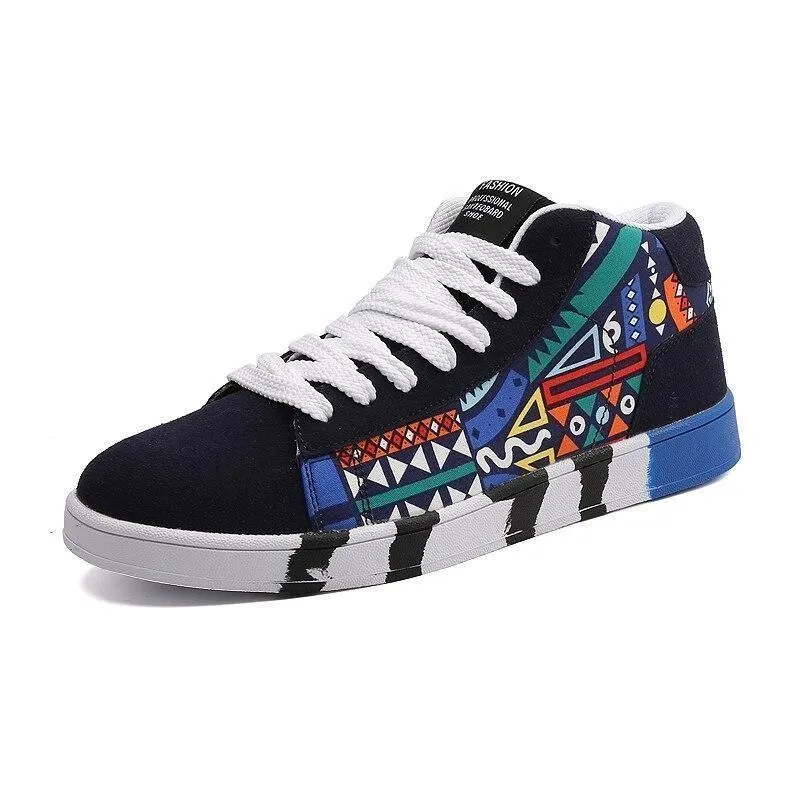 Women's Men's Unisex Casual Shoes Black White Vulcanized Flat Sneakers