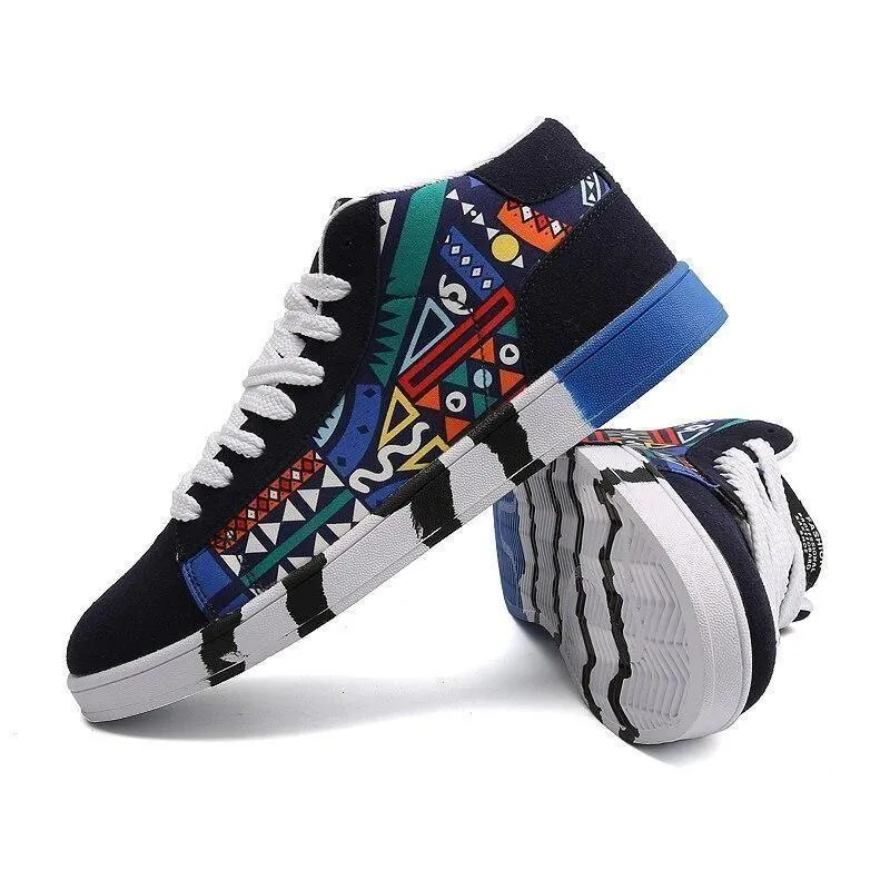 Women's Men's Unisex Casual Shoes Black White Vulcanized Flat Sneakers